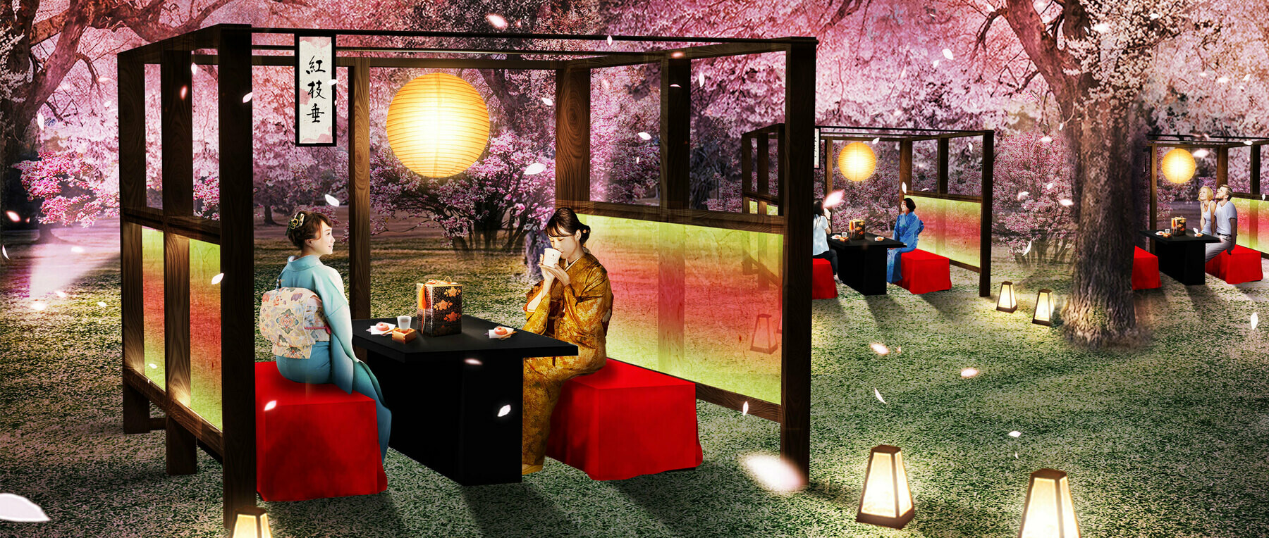 [開催終了]NAKED桜まつり 2024 世界遺産・二条城　プレミアムお花見エリアセットチケットの1枚目のカバー画像